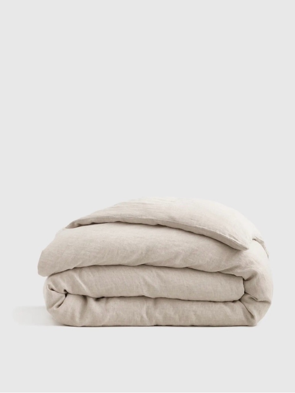 Quince Linen Duvet Cover - Oatmeal